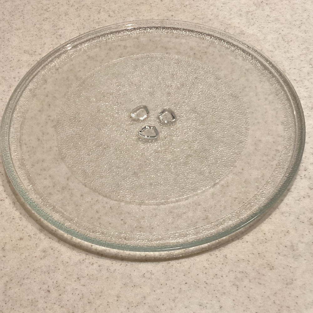 Large Clear Round Microwave replacement plate